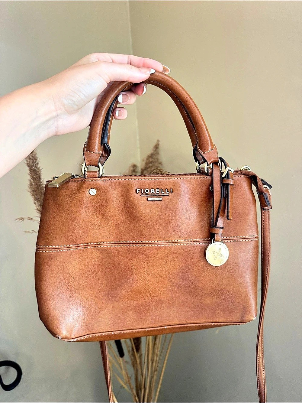 Fiorelli Structured Satchel in Brown